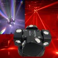 thumbnail image 1 of Jacmui 4-Heads DJ Lighting Stage Mount LED Moving Head Beam Red Green Laser, 1 of 6