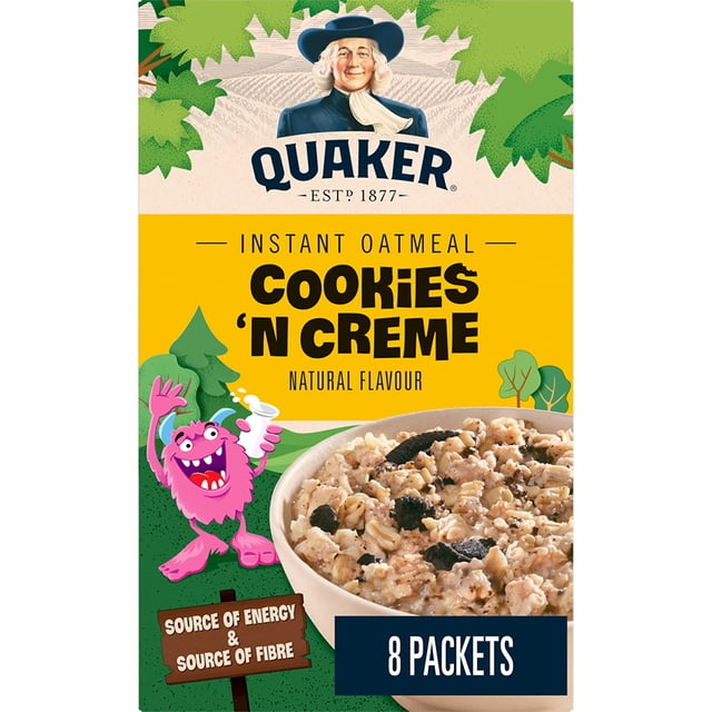 Quaker Gruau instantané Saveur Biscuits à la crème