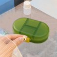 thumbnail image 1 of Portable Vitamin Organizer 8 Compartment Pill Box, Sealed Humidity Proof Case, Daily Supplement Storage for Travel Home Use, 1 of 8