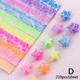 thumbnail image 4 of 210pcs Luminous Star Origami Set Star Paper Strips Origami Lucky Folded Handmade Star DIY, 4 of 8