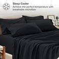 thumbnail image 3 of Bare Home Pillowcase Set - Premium 1800 Collection - Double Brushed - Ultra Soft - Standard Size, Black, 4 Count, 3 of 7