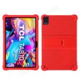 thumbnail image 1 of 4 Thicken Cornors Silicone Cover with Kickstand For TCL Tab 10 Gen 2 Case 8496G 10.36" Tablet PC Soft Shockproof Protector Funda Red Tab 10 Gen 2 8496G, 1 of 6