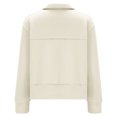 thumbnail image 4 of MeetoTime Half Zip Sweatshirt for Women Fall Casual Drop Shoulder Long Sleeve Pullover Tops, 4 of 5