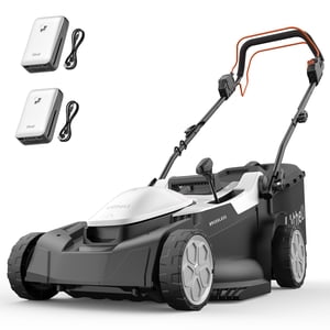 Litheli 2*20V 18" Tondeuse à gazon sans fil, tondeuse autopropulsée sans fil sans fil avec batterie 2*4.0Ah