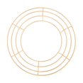 thumbnail image 1 of Wire Wreath Frame Wreath Rings Wreath Making Supplies Iron Flower Wreath Frame Gold 40cm, 1 of 9