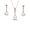 Rose Gold, variant on Cate & Chloe Gabrielle 18k Rose Gold Plated Pearl Jewelry Set with Swarovski Crystals for Women