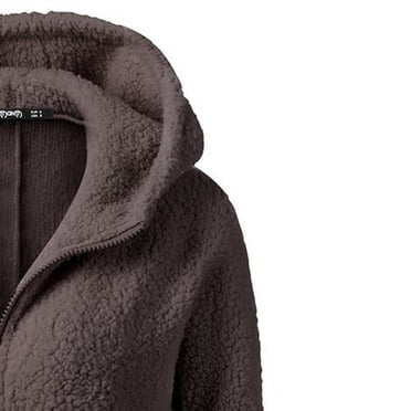2025 Manteau Laine Hiver Vestes Décontractées pour Femmes pour le Travail à Capuche Chaud Manteau d'Extérieur Femmes Manteau d'Hiver Chandail Fermeture Éclair Manteau en Coton Vêtements d'Automne Femmes