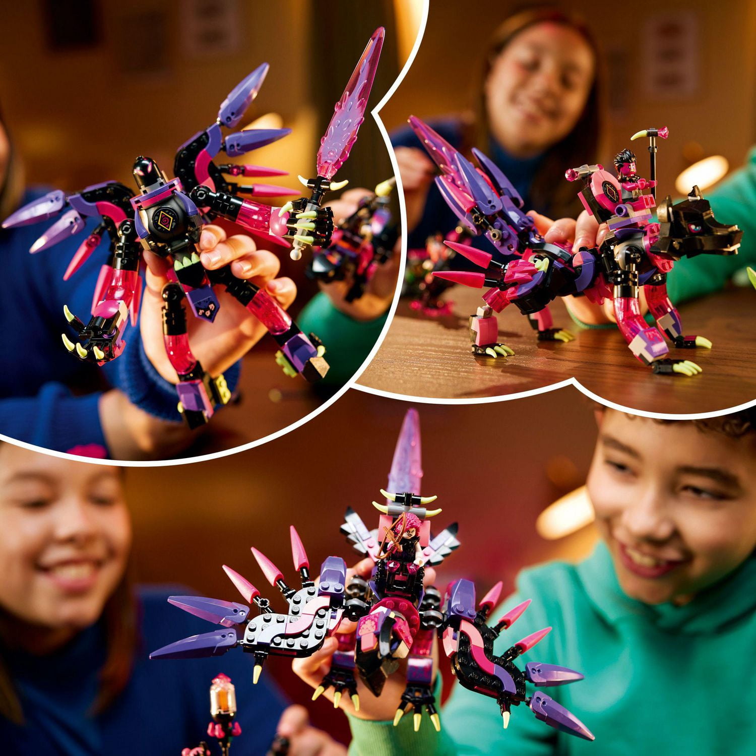 LEGO DREAMZzz The Never Witch’s Nightmare Creatures - Building Toy for Girls & Boys Age 9+ - Kids Toy W/ 3 Building Options & 5 Minifigures - 71483