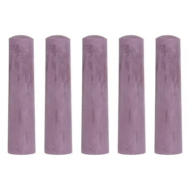 Uxcell 5 Pcs Dustless Chalk Dark Purple Sidewalk Chalk Large Solid Huge Washable Street Chalk for Outdoor Adults