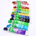 thumbnail image 4 of 12 Colors Oil Paint 6ml with Drawing Pigment Brush Painting Set Education, 4 of 9