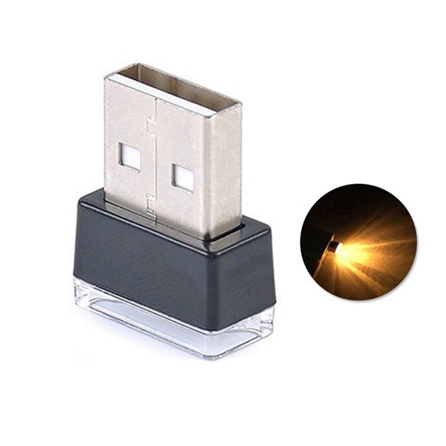 LEEYNEER Portable USB LED Car Interior Ambient Atmosphere Night Light Decorative Lamp