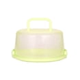 thumbnail image 2 of Wzzjkit Cake Carrier Portable Transparent Cover with Handle Two Sided Cake Holder Taste Fresh Storage Round Cake Container, Container Holds Pies, 2 of 5