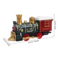 thumbnail image 2 of TEHAUX 1Set Tabletop Christmas Train with Sound and Lights Vintage Electric Locomotive, 2 of 6