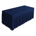 thumbnail image 2 of Jupe de Table en Polyester Uni pour Banquets, Mariages et Conférences, 2 of 6