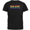 thumbnail image 1 of Brave Gay Pride Flag LGBTQ Mens T Shirt, 1 of 1