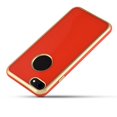 thumbnail image 5 of XYCCA Étui Arrière Intégrale TPU Ultra-Mince Bordure Dorée Luxe pour iPhone 8 (Rouge)-0821, 5 of 5