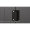 thumbnail image 4 of Arrow Classic 10 x 14 x 6 ft Charcoal Steel Storage Shed, 4 of 9
