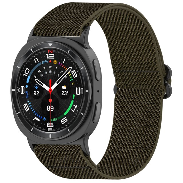 Elastic Nylon Replacement Strap for Galaxy Watch 8 Classic Band Durable Adjustable Smart Wristband Accessories