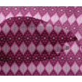 thumbnail image 4 of oneOone Viscose Chiffon Fabric Argyle Style Ikat Print Fabric BTY 42 Inch Wide, 4 of 4