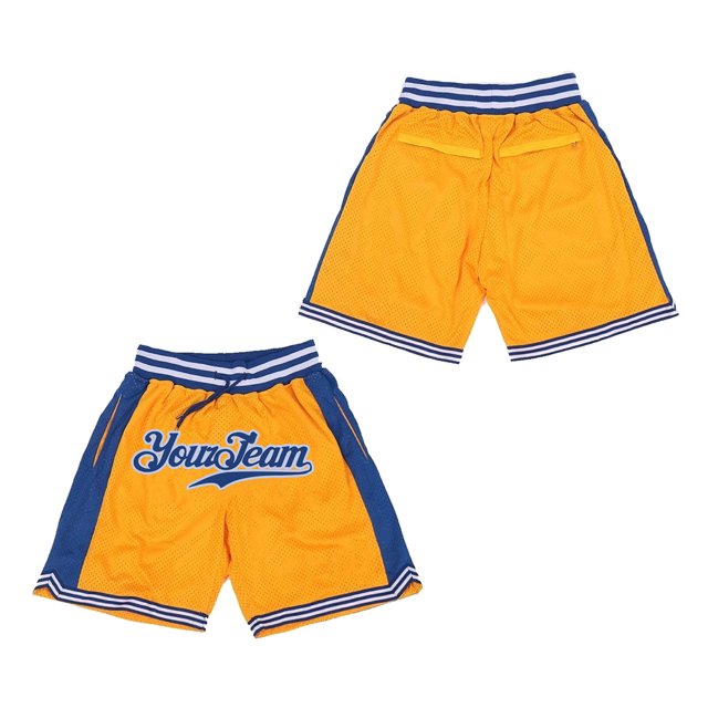 Personnalisez Votre Propre Design Logo d'Équipe Cousu Nom Numéro Shorts de Basketball