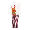 thumbnail image 3 of EIMELI Matching Family Christmas Pajamas Cute Deer Tops and Classic Plaid Pants Simple Color Collocation, 3 of 7