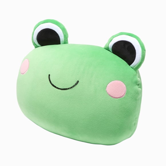 Claire's Green Frog Throw Blanket, Fluffy Blue Blanket for Girls & Kids, Lightweight, 23201