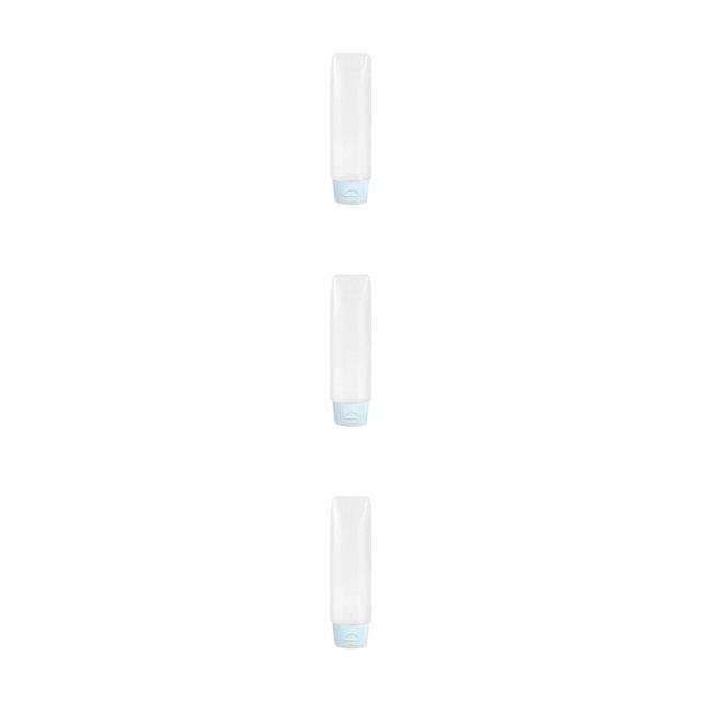 QualitChoice Travel Bottle Portable Shower Gel Dispensing Container Refillable Leakproof Dispenser Tube Household Organizer 30ML Blue 3Set