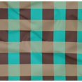 thumbnail image 4 of oneOone Cotton Poplin Twill Turquoise Blue Fabric Gingham Check Sewing Craft Projects Fabric Prints By Yard 56 Inch Wide, 4 of 4