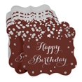 thumbnail image 3 of Inkdotpot Real Silver Foil Bracket Shape Paper Hang Tags Happy Birthday Favor Tags Pack Of 100, 3 of 6