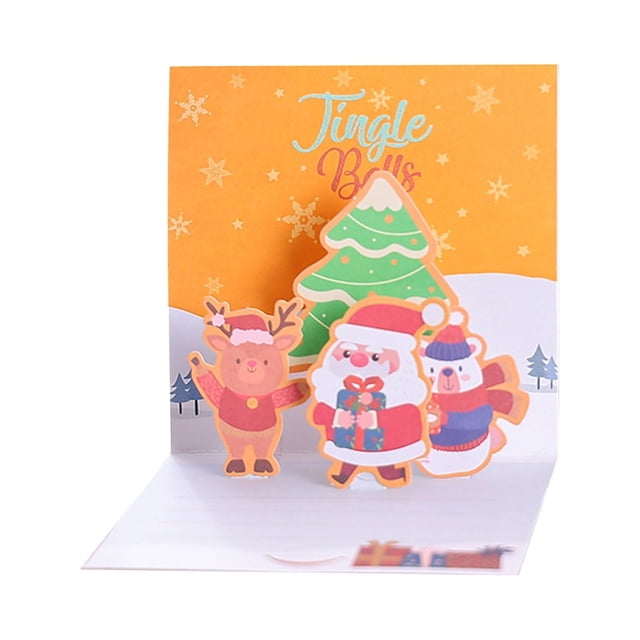 Christmas Cards with Envelopes Christmas Tree Card,3 D Glitter Christmas Tree Greeting Card and Envelope,3 D Christmas Greeting Card,Greeting Card Merry Christmas Card Winter Holiday