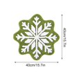 thumbnail image 2 of Bathroom Rugs, Snowflakes Rug Winter Snowflake Doormat Snowflake Welcome Mat Cute Christmas Decorative Non-Slip Washable Door Mats For Indoor Outdoor Entrance Home Bathroom, Bedroom Mats, 2 of 6