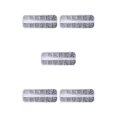 thumbnail image 3 of QualitChoice 1 Bag Glass Crystal Special-shaped Eye-catching Flat Bottom Easy to Paste Perfect Match Nail Rhinestones for Mobile Phone 310 White AB 5Set, 3 of 6