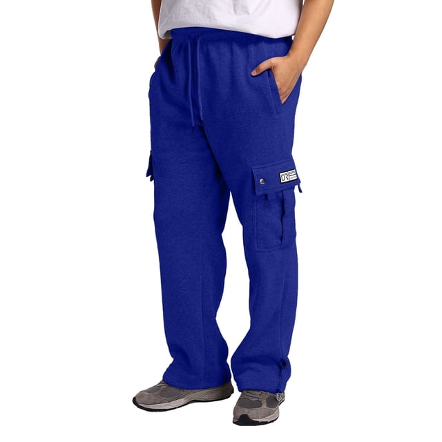 Male Fitness Running Trousers athletic Sweatpants Drawstring Loose Waist Solid Toe Band Color Pocket Loose Fleece Band Size Sweatpants