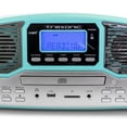 thumbnail image 2 of Trexonic TRX-16TRQ Rétro Sans Fil Bluetooth, Lecteur d'Enregistrements et de CD Turquoise, 2 of 5