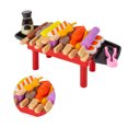 thumbnail image 2 of Jouet de Nourriture de Jeu d'Imitation pour BBQ, Jouet de Gril BBQ pour Enfants à Haute Simulation 28 Pcs pour Usage Extérieur, 2 of 8