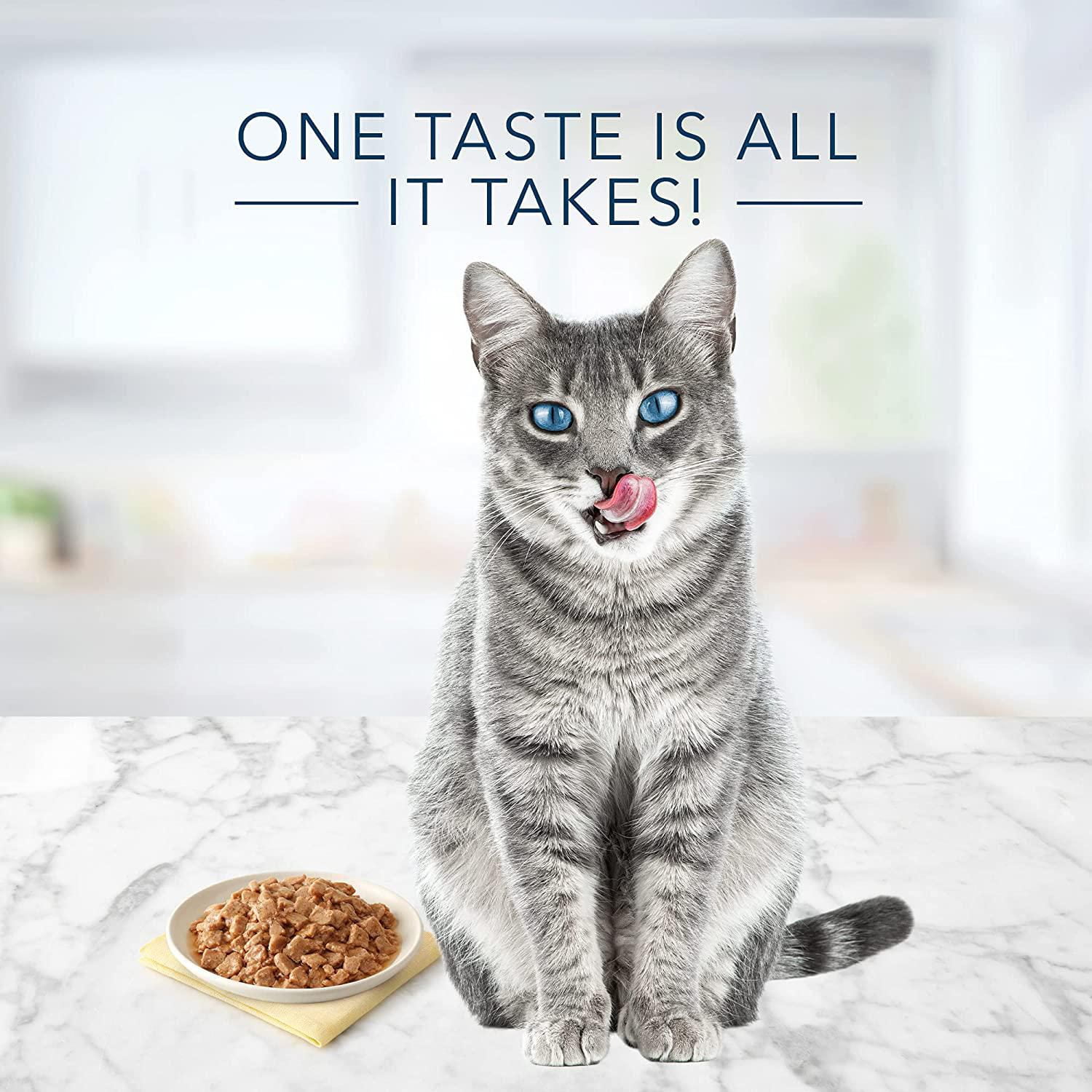 Nourriture Humide pour Chat Adulte Blue Buffalo Tastefuls Entrée de Poulet en Flocons dans une Sauce