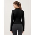 thumbnail image 3 of XINQIHANG Veste de Course Légère et Extensible pour Femmes à Fermeture Éclair Complète pour l'Entraînement, avec Trous pour les Pouces, 3 of 6