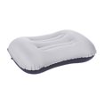 thumbnail image 4 of Bunblic Inflatable Camping Pillow Compressible Multipurpose Lightweight Neck Support Portable for Beach Cars Sleeping Airplane Hiking Light Gray, 4 of 8