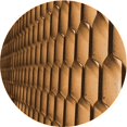 thumbnail image 1 of Ahgly Company Machine Washable Indoor Square Transitional Red Brown Area Rugs, 3' Square, 1 of 7