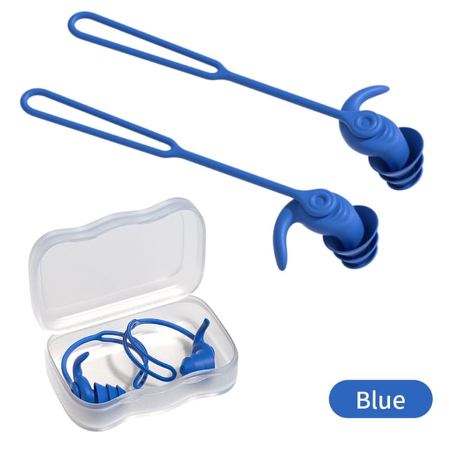 Bouchons d'Oreilles pour la Natation avec Lanière - Imperméables, Réduisant le Bruit et Confortables
