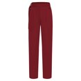 thumbnail image 3 of YiZYiF Men's Latin Dance Pant Salsa Rumba Tango Competition Ballroom Practice Pants Trousers Burgundy S, 3 of 5