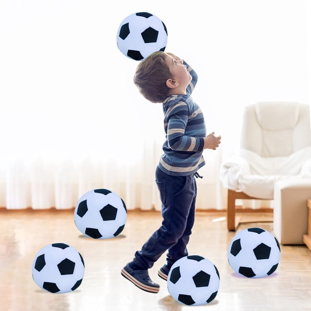 Jinfanshurich 25 cm - Jouet de football en peluche - Coussin de football moelleux - Cadeau pour enfants, garçons, filles et amateurs de football