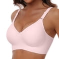 thumbnail image 2 of Wireless Push Up Full Coverage Bra for Women - Seamless Soft Support in Regular and Plus Size, 2 of 4