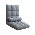 thumbnail image 2 of Elodie Chaise de Sol avec Soutien Dorsal, 5 Positions Réglables, Fauteuil Inclinable pour Appartement, Gris, 2 of 8