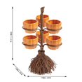 thumbnail image 3 of Halloween Home Decoration Unique Snack Bowl Pumpkin Divider Ornament for Festive Events Stylish Desktop Accessory, 3 of 5