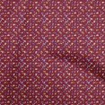 thumbnail image 1 of oneOone Viscose Chiffon Maroon Fabric Colorful Dinosaur Cartoon Craft Projects Decor Fabric Printed By The Yard 42 Inch Wide, 1 of 5