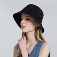 thumbnail image 4 of Women Sun Hat Wide Brim Protection Beach Hat Adjustable Bucket Hat Summer Hats, 4 of 4