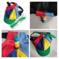 thumbnail image 3 of Chapeau d'Hélice pour Animaux de Compagnie Coloré Mignon Résistant au Soleil Adorable Respirant Réglable Été Décoratif Casquette de Baseball en Plein Air Fournitures Vert S, 3 of 9