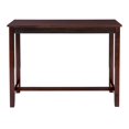 thumbnail image 2 of Linon Claridge Table de Pub en Bois de 36 Pouces Hauteur Comptoir, Brun, 2 of 9
