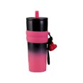 thumbnail image 2 of Suncoda Sippy Cup, Large Capacity Stainless Steel Gradient Color Insulation Cup Portable Rope Straw Cup Outdoor Accompanying Cup Sports Water Cup with Silicones Cup Cover, 2 of 8